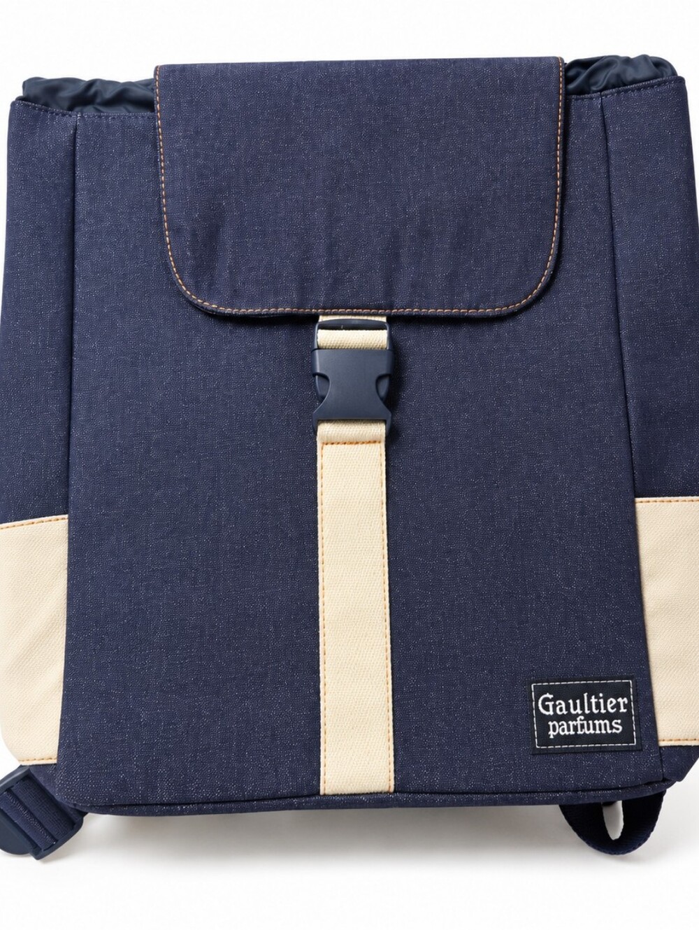 Brand New GAULTIER Navy and Cream Backpack